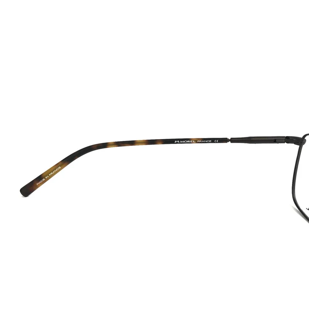OGA by Morel Eyeglasses Frames 10063O MR05 Black Tortoise Full Rim 59-19-150